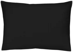 Home Fashion Kopfkissenbezug schwarz 50x70 cm