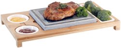 Nouvel Hot Stone Set 35x20cm 5-tlg