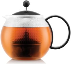 Bodum Assam Teebereiter mit Kunststoffsieb und Kunststoffdeckel 0.5 L