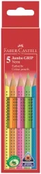 Faber Castell Faber-Castell Farbstift Jumbo (Mehrfarbig, 5 Stück)
