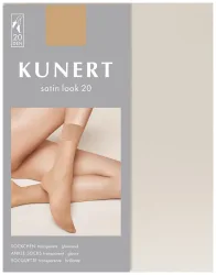Kunert Söckchen Satin Look 20 Black 39/42