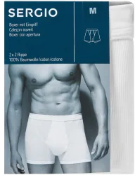 Sergio Herren Boxershorts Weiss S