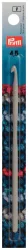 Prym Häkelnadel ohne Griff, grau 4.50 mm, 14 cm, Karte, Aluminium