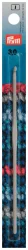 Prym Häkelnadel ohne Griff, grau 3.00 mm, 14 cm, Karte, Aluminium