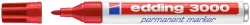 edding Permanentmarker 3000 rot