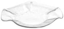 Hergiswiler Glas Hergiswil Teller Wellenrand 26.5cm