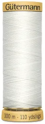 Gütermann Nähfaden Baumwolle 100 m weiss 5709