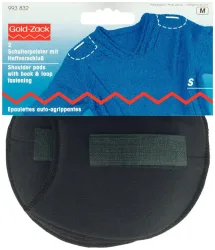 Prym Schulterpolster Raglan Klett schwarz Grösse S 2 Stk.