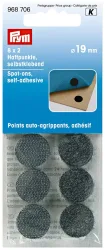 Prym Haftpunkte selbstklebend schwarz 8 Paar