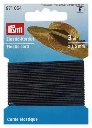 Prym Elastic-Kordel schwarz 1.5 mm 3 m