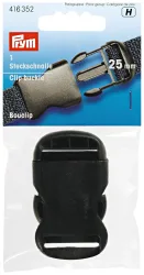 Prym Steckschnallen stark schwarz 25 mm 1 Stk.