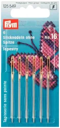 Prym Sticknadeln ohne Spitze silber Nr. 16 1.60 x 55 mm 6 Stk.