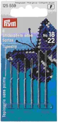 Prym Sticknadeln ohne Spitze silber Nr. 18 - 22 6 Stk.