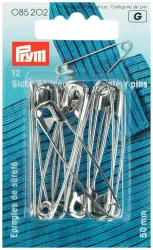Prym Sicherheitsnadeln silber Nr. 3 50 mm 12 Stk. Stahl