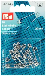 Prym Sicherheitsnadeln silber Nr. 2/0 23 mm 16 Stk. Stahl