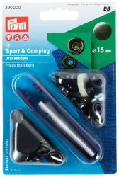 Prym Druckknopf Camping brüniert 15 mm 10 Stk.