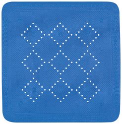 Spirella Duscheinlage Alaska | Blau | PVC | 55 cm