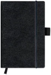 Herlitz Notizbuch A6 schwarz 96 Blatt kariert