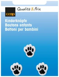 Kinderknopf weiss 12 mm 3 Stk.