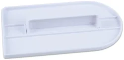 Städter Profi-Modellierwerk Fondant-Glätter 8.5 x 15 cm Weiß