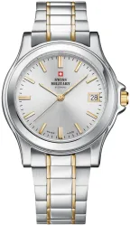 Swiss Military by Chrono Herren-Armbanduhr Analog Quarzwerk mit Edelstahlarmband Sm34002.09