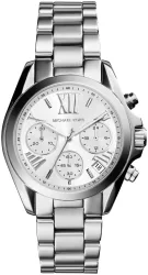 Michael Kors Uhr Mini Bradshaw silberfarben