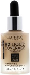 CATRICE - HD Liquid Coverage Foundation,  HD Liquid Coverage Foundation 032, 30 ml,  Sand Beige
