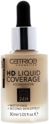 CATRICE - HD Liquid Coverage Foundation,  HD Liquid Coverage Foundation 032, 30 ml,  Rose Beige