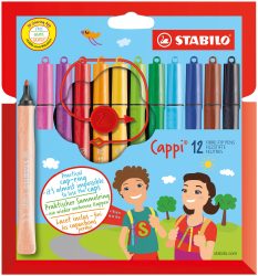 Stabilo Fasermaler Cappi 12er Etui