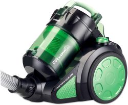 Trisa Electronics, Trisa Electronics True Cyclone Comfort Clean T6324 vacuum cleaner black / green Schlittenstaubsauger