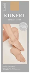 Kunert Sensual Cotton Damen Fein Sneaker / Füsslinge Puder 39/42