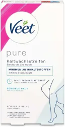 Veet Easy-Gelwax Kaltwachsstreifen Beine für Sensible Haut 20 Stück