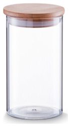 Zeller Vorratsglas mit Bambusdeckel 1000ml