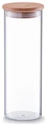 Zeller Vorratsglas mit Bambusdeckel 1600ml