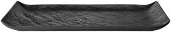 Platte quadratisch schwarz 30x21cm