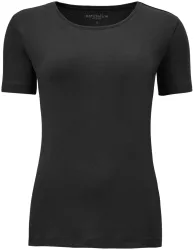 Naturaline Textil Naturaline Damen Shirt kurzarm schwarz XL
