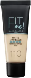 Maybelline NY Fit Me! Matte + Poreless Make-Up Nr. 110 Porcelain