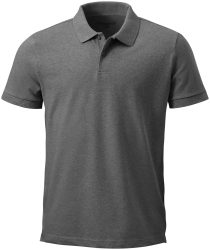 Naturaline Textil Naturaline Herren Poloshirt Kurzarm dunkelgrau M