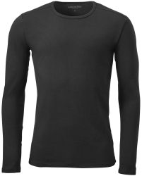 Naturaline Textil Naturaline Herren T-Shirt Langarm schwarz S