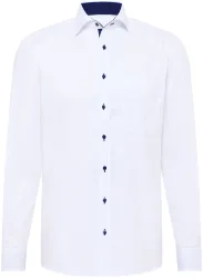 Eterna Comfort FIT Hemd fine oxford Langarm weiss 41