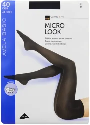 Avela Strumpfhose Micro Look Noir 11 - 12