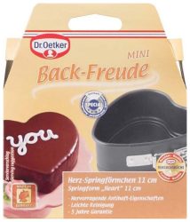 Dr. Oetker Herz-Springform 11cm BackFreudeMini