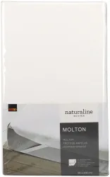 Naturaline Textil Naturaline Molton 140 x 200cm weiss