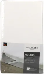 Naturaline Textil Naturaline Molton 120 x 200cm weiss
