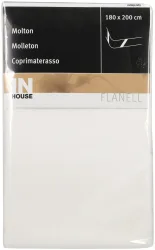 Inhouse Molton 180x200cm Weiss