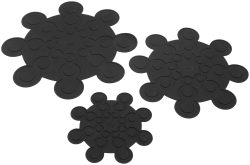 Kuhn Rikon - Pfannenschutz-Set, Set, Black