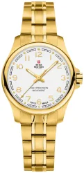 Swiss Military by Chrono Damen-Armbanduhr Analog Quarzwerk mit Edelstahlarmband Sm30201.23