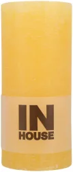 Inhouse Zylinderkerze honig 6.8x15cm