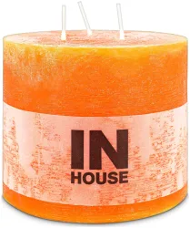 Inhouse Zylinderkerze 120x100 Orange
