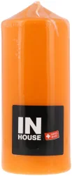 Inhouse Zylinderkerze 80x200mm orange